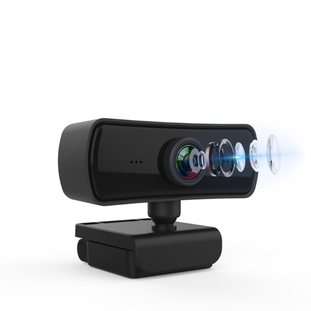 USB Webcam 4MP / 2K 1080p HD Kamera Laptop / PC mit Mikrofon 360° Drehbar