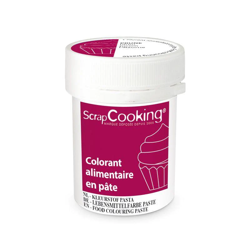 Colorant alimentaire en pâte 20 g - Prune Scrapcooking