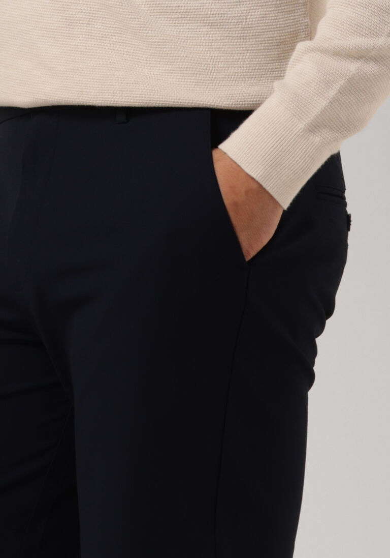 PLAIN donkerblauwe plain korte broek oscar shorts 285