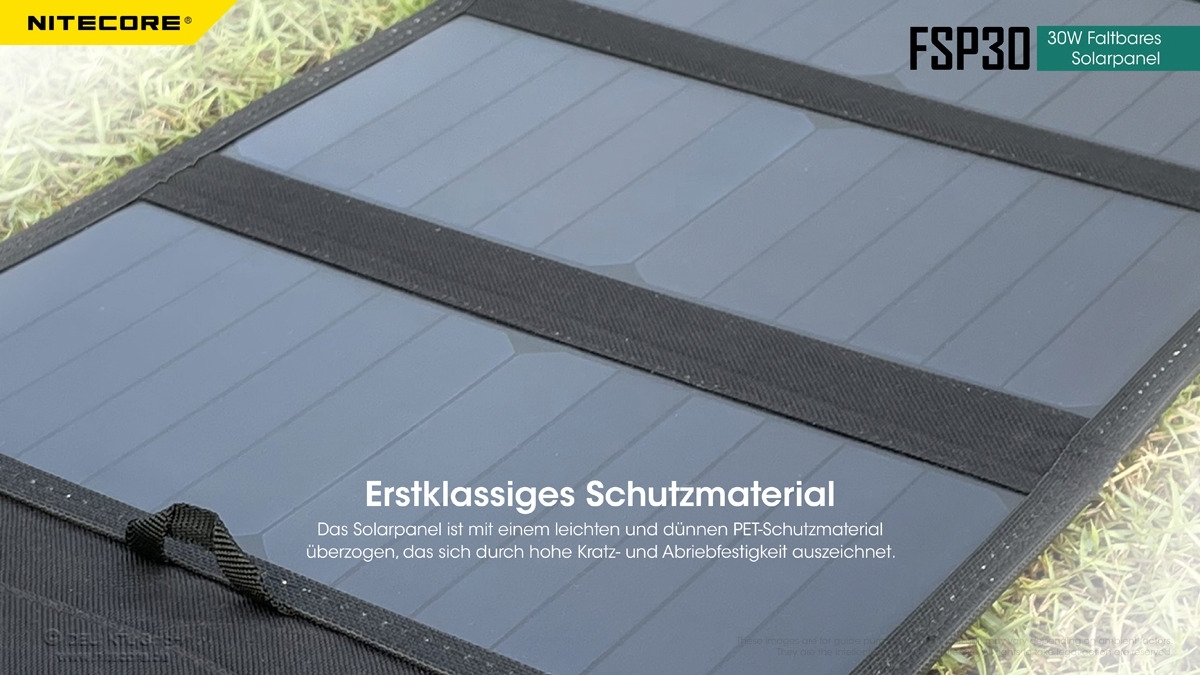 Nitecore faltbares Solarpanel FSP30 30W