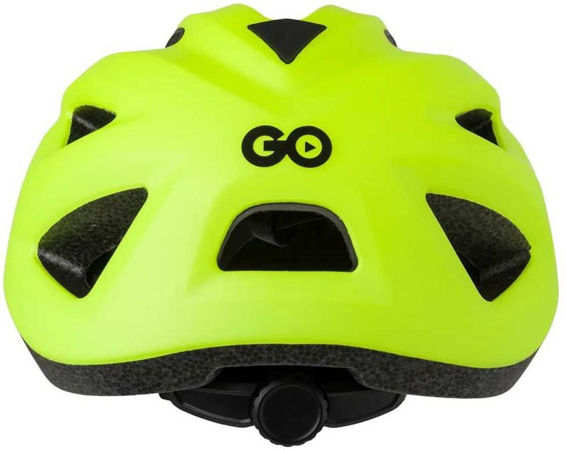 AGU GO Kids Helm Kind - Geel - One Size 48-54 CM - Voldoet aan de EN1080 standaard