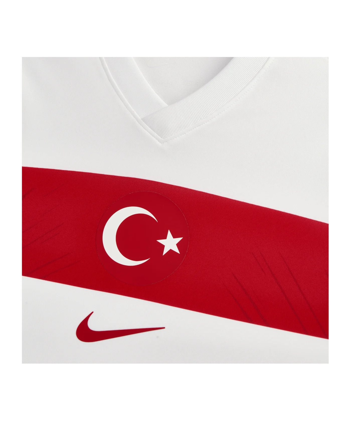 Nike Türkei Trikot Home EM 2024 Kids Weiss