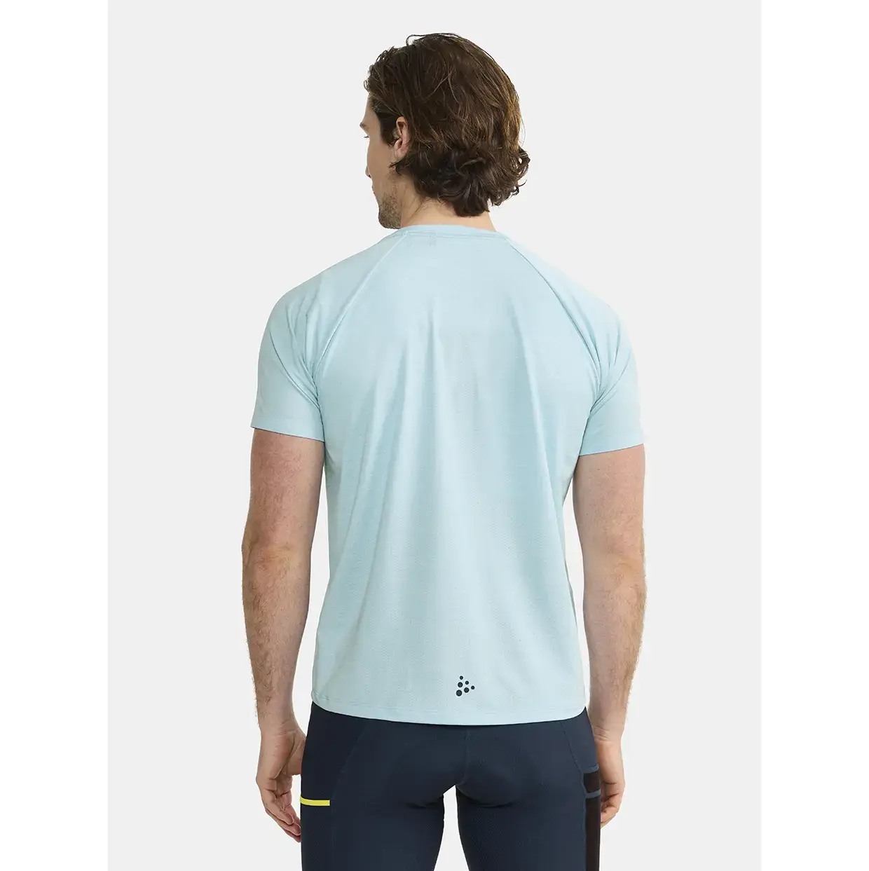Craft ADV Gravel Fietsshirt Korte Mouwen Lichtblauw Heren