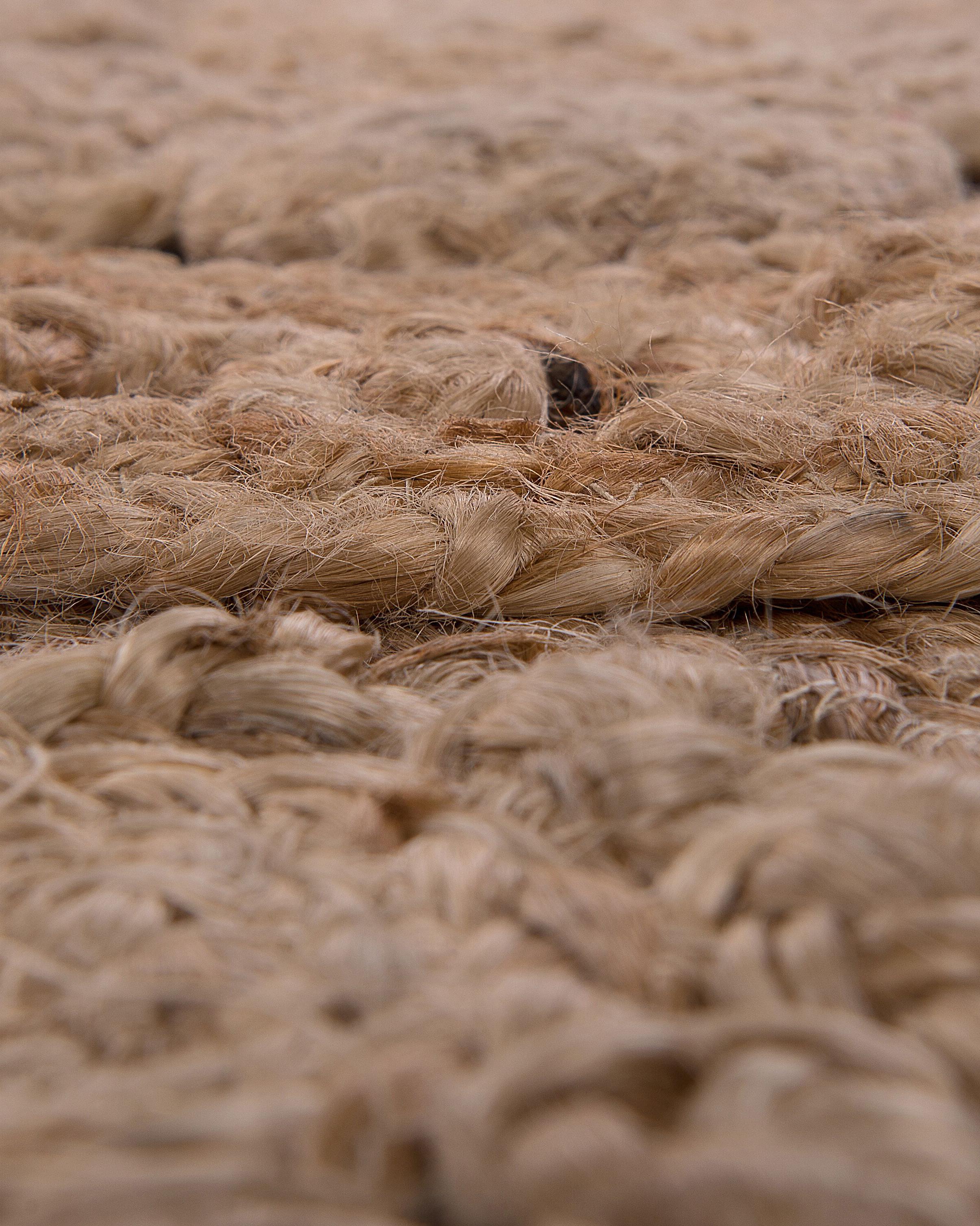 Vloerkleed BUCAK Beige ø 120 cm Jute