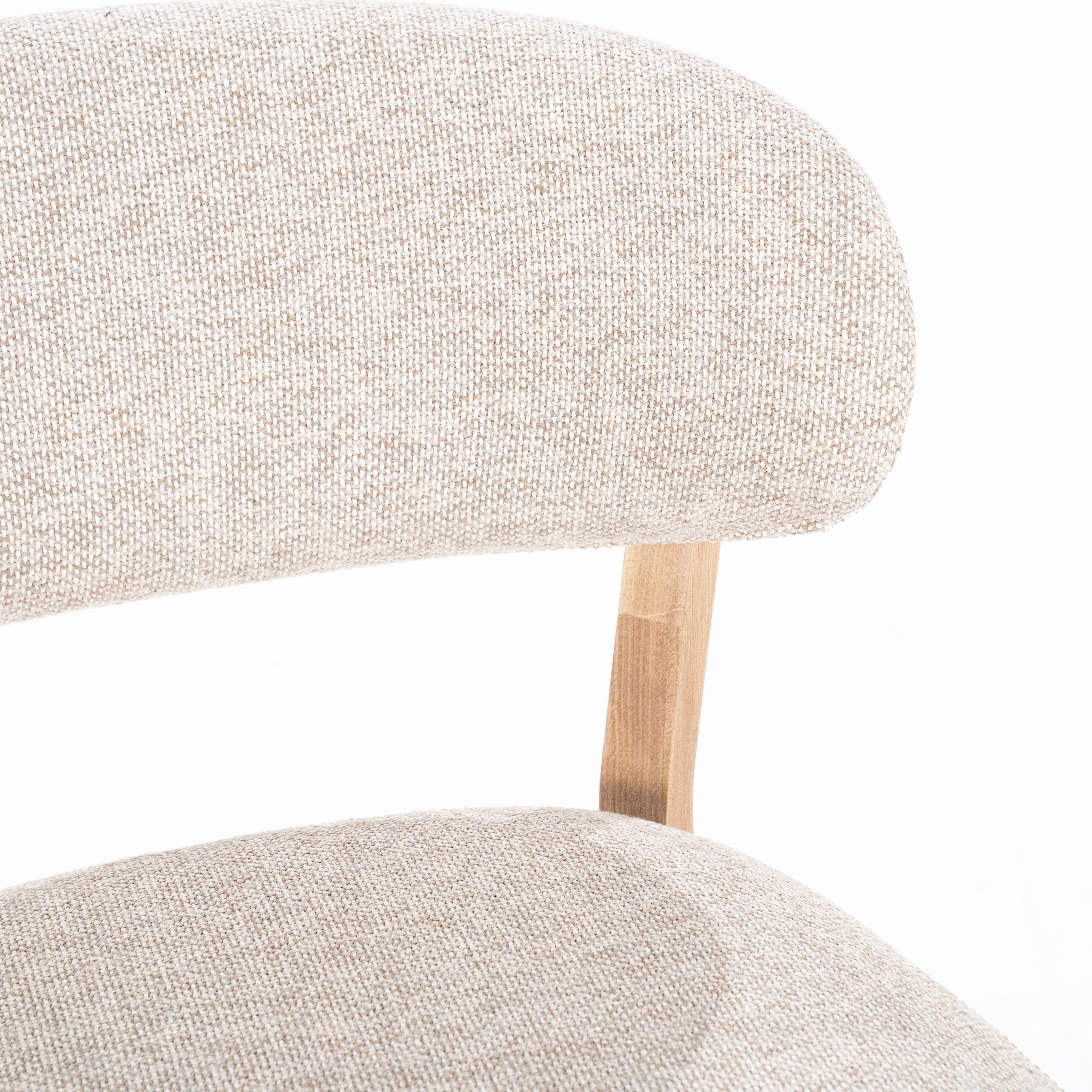 Fauteuil 96295 taupe Mikky B61 x D72.5 x H72 cm