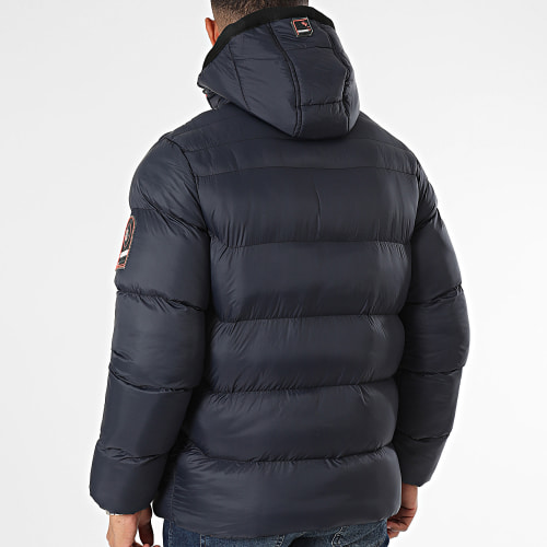 Doudoune Capuche Bleu Marine