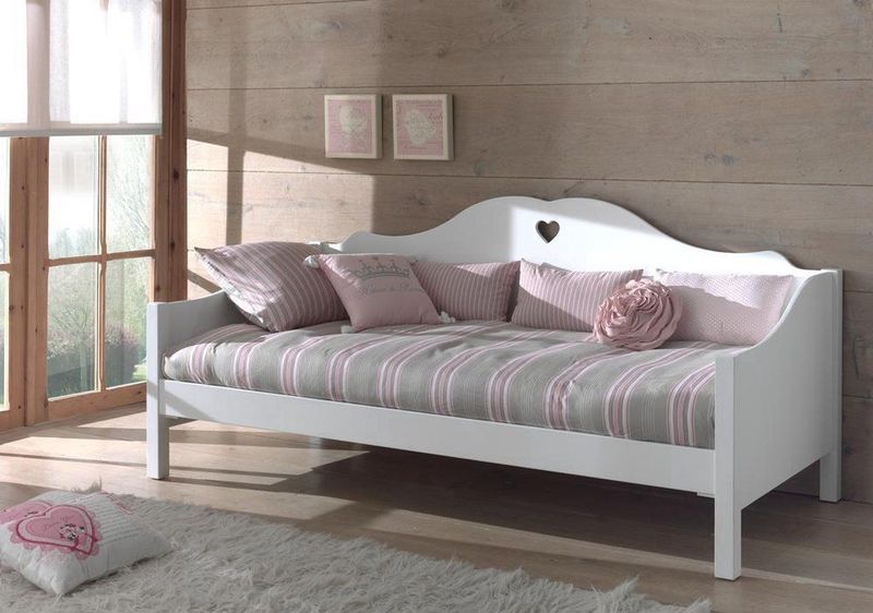 Vipack - Amori - Bedbank - Wit - 90 x 200 cm