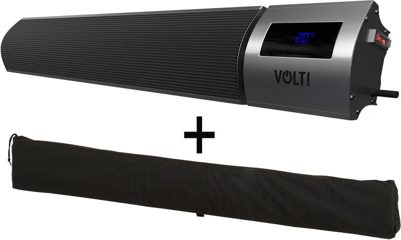 VOLT - I-Red - Infrarood Terrasverwarmer - 1200W - Voordeelset met Beschermhoes