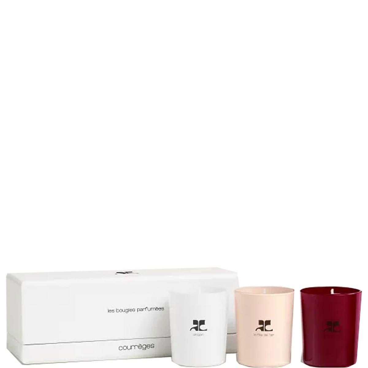 Courrèges Slogan Coffret 3 Bougies Parfumées