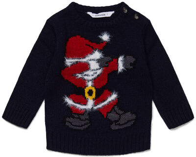 Luca & Lola Baby Genser Santa Moves, Night Sky