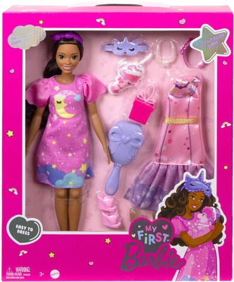 Barbie My First Dukke med Hundevalp Night & Day