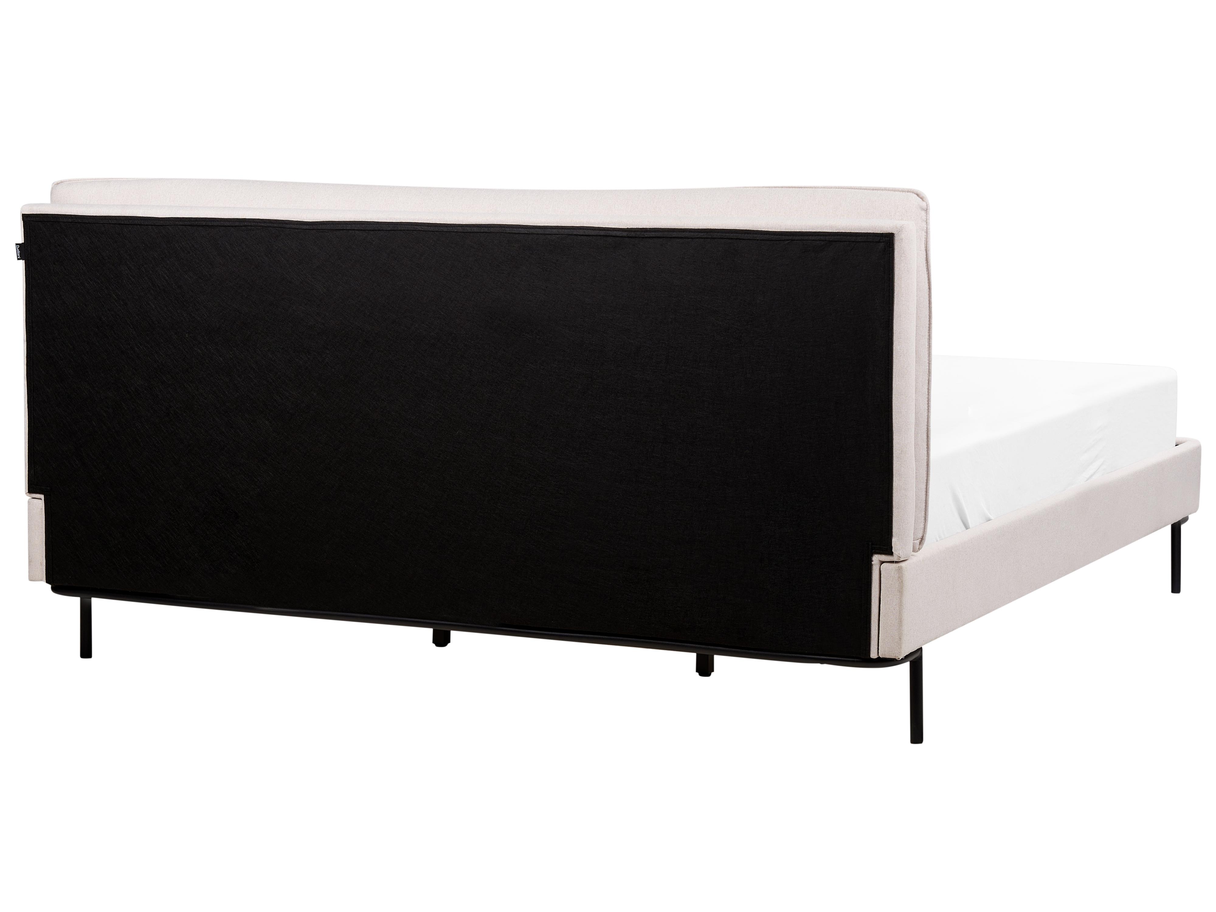 Bed Stof CORIO 180 x 200 cm Lichtbeige