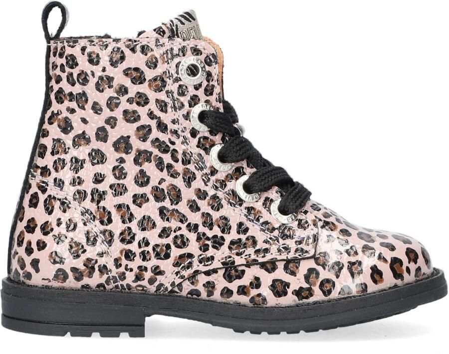 Develab 42020 Veterboots Laarzen Met Veters Meisjes Roze