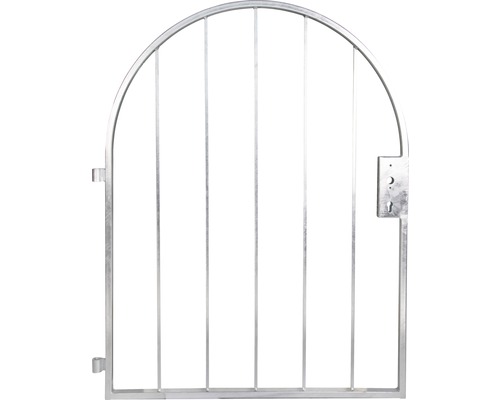 Ronde boogvormige enkele poort Adam, thermisch verzinkt, 1000x1200 mm
