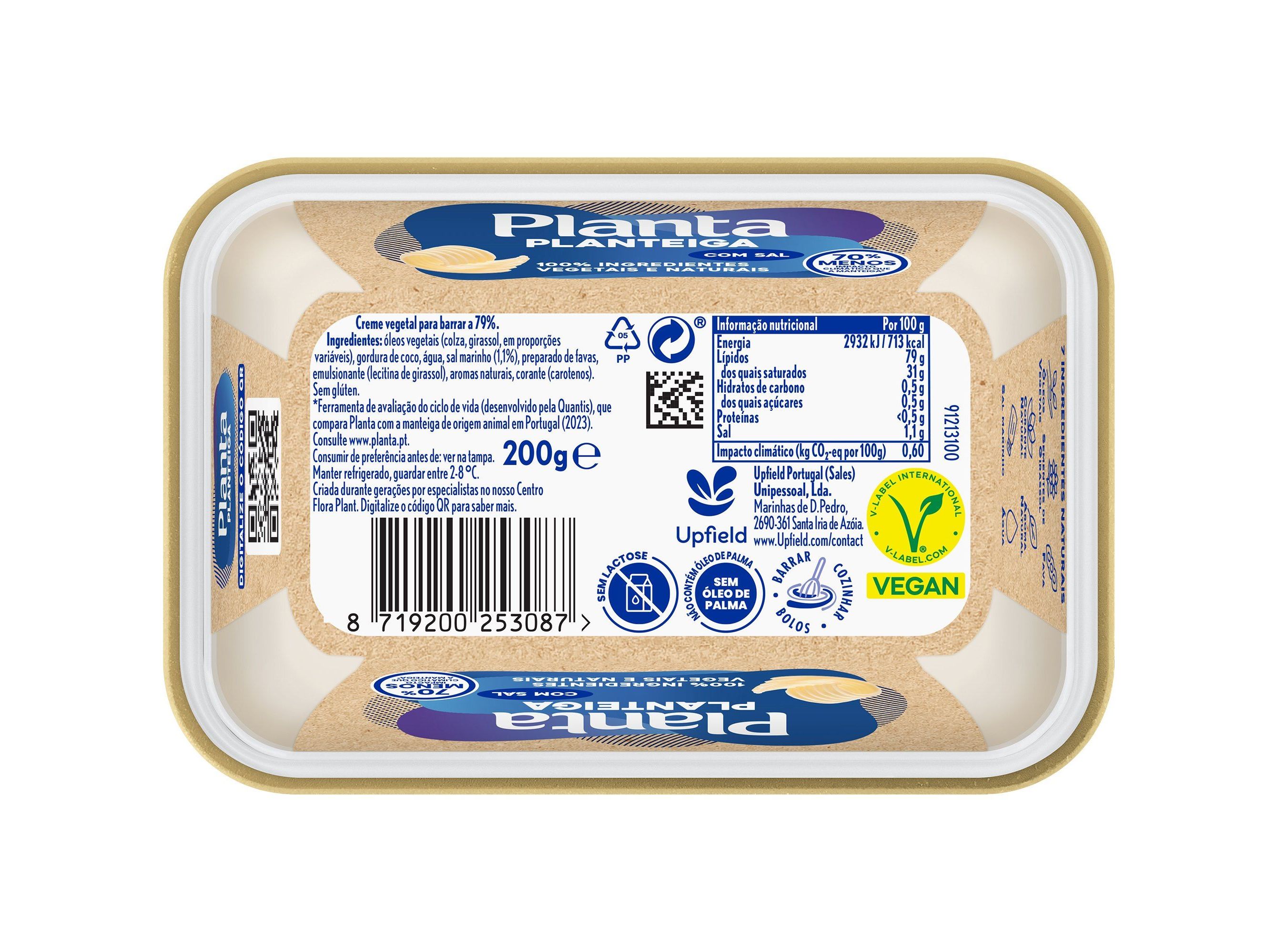 PLANTEIGA PLANTA COM SAL VEGAN 225G