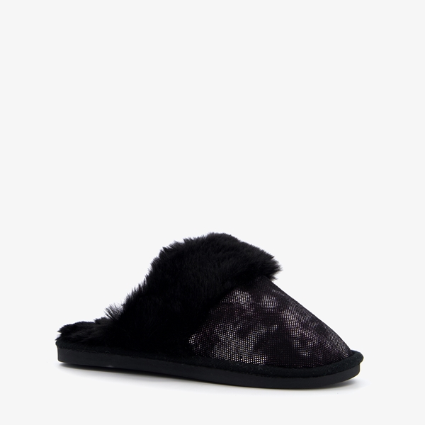 Thu!s dames pantoffels zwart