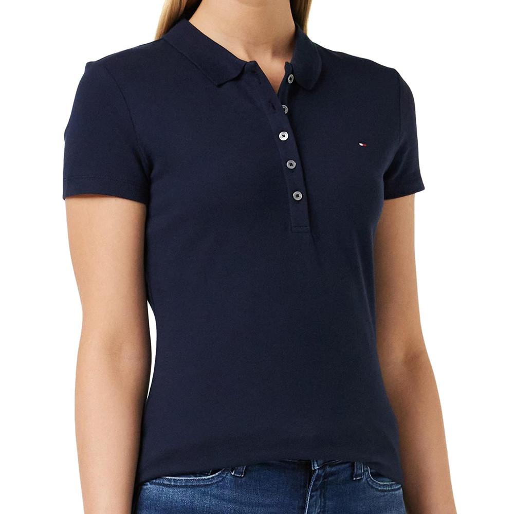 Tommy Hilfiger Polo Marine Femme Tommy Hilfiger Heritage