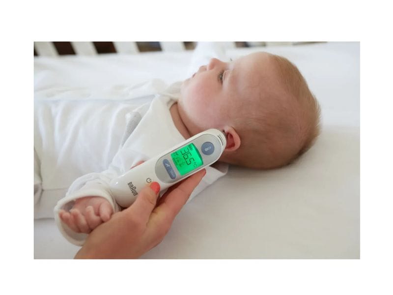 Braun Infrarot-Fieberthermometer ThermoScan 7 IRT 6520WE Infrarot-Ohrthermometer