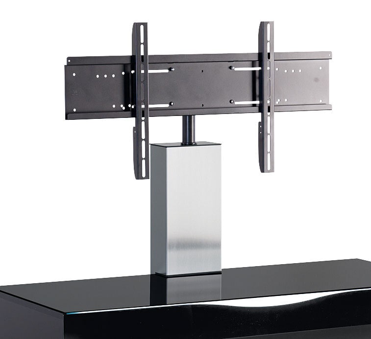 TV-Säule Stahl gebürstet ca. 20 x 88 x 11 cm