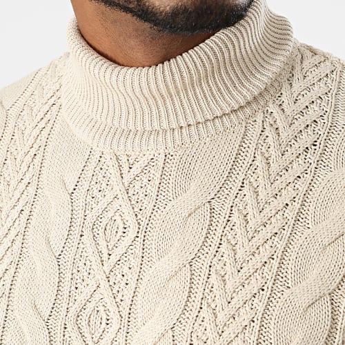 Pull Col Roulé Gynter 21107995 Beige