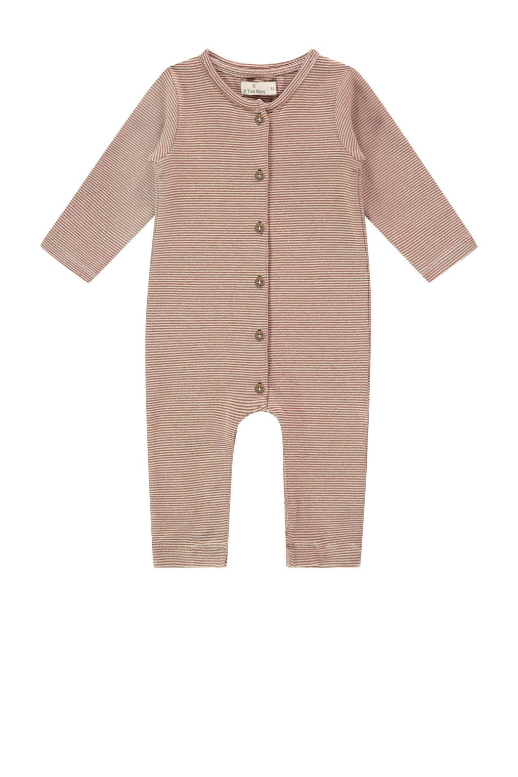 A Tiny Story baby gestreept boxpak bruin/beige