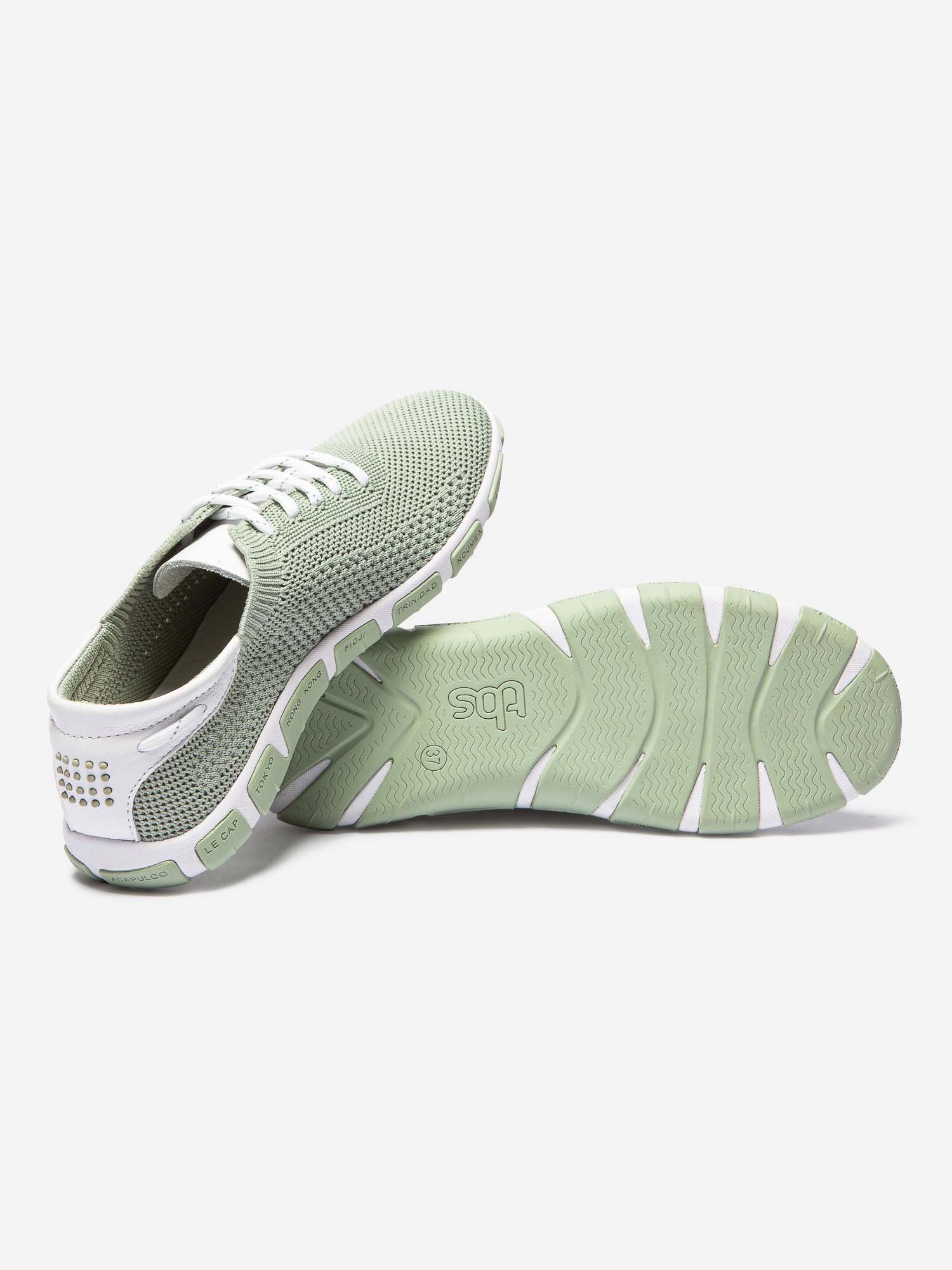 Tennis Femme Textile Recyclé Vert