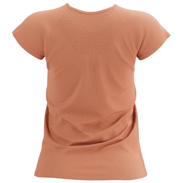 T-shirt running COMPRESSPORT TRAINING SS TSHIRT W PAPAYA PUNCH