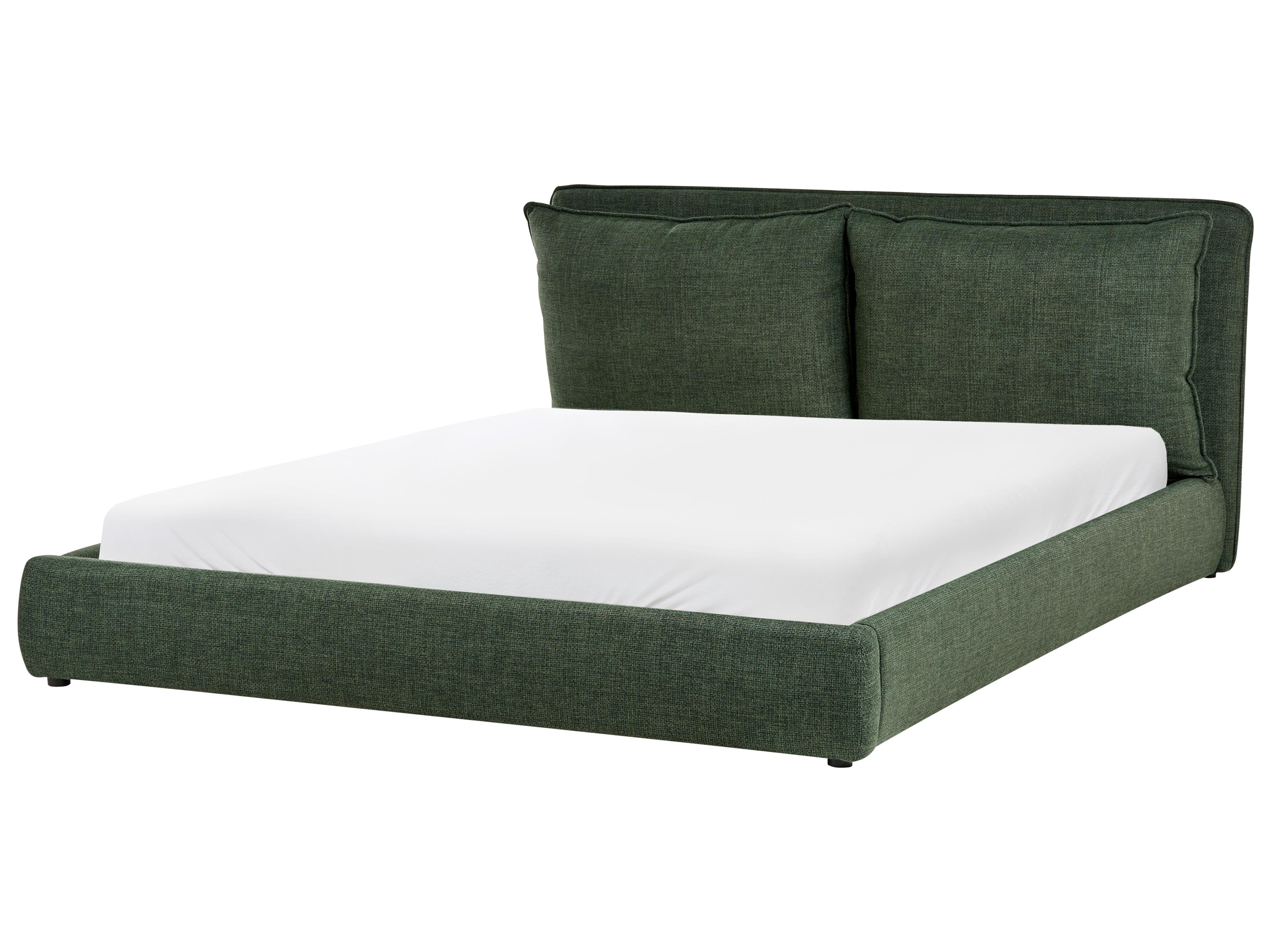Bed Stof BAJONNA 180 x 200 cm Donkergroen