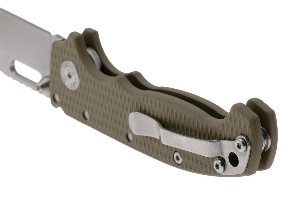 Demko Knives MG AD20S Shark-Lock, MagnaCut Clip Point MGAD20S-MAG-ODG-G10 OD Green G10, zakmes