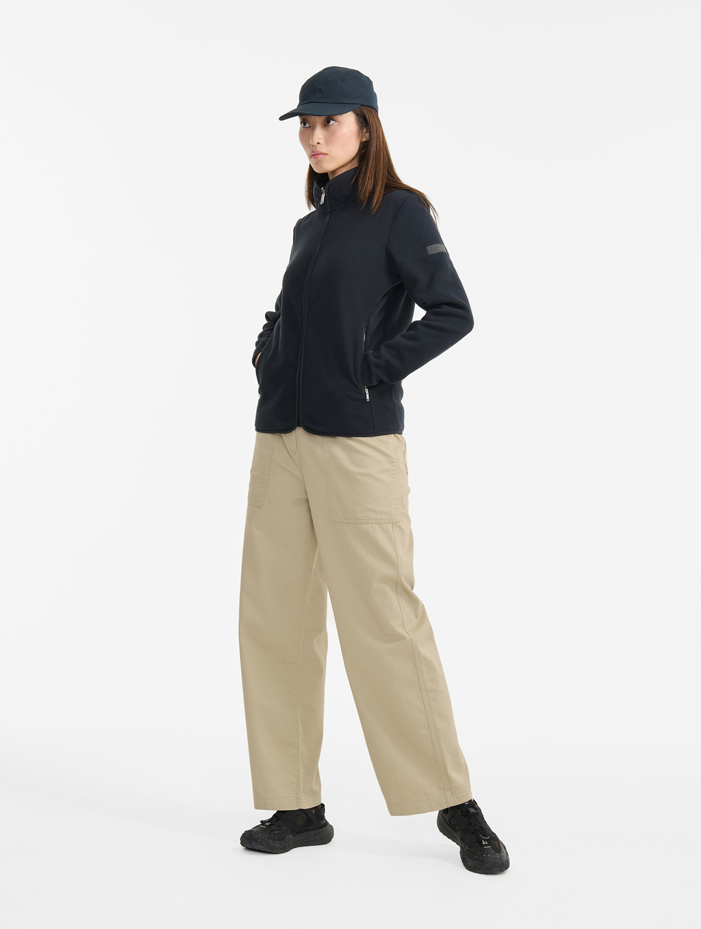 Veste polaire basique T-KIT NOIR