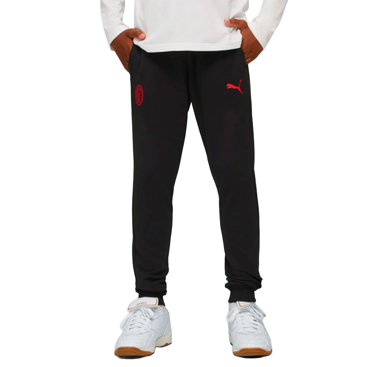 Calças Puma AC Milan Fanswear 2025-2026 Criança