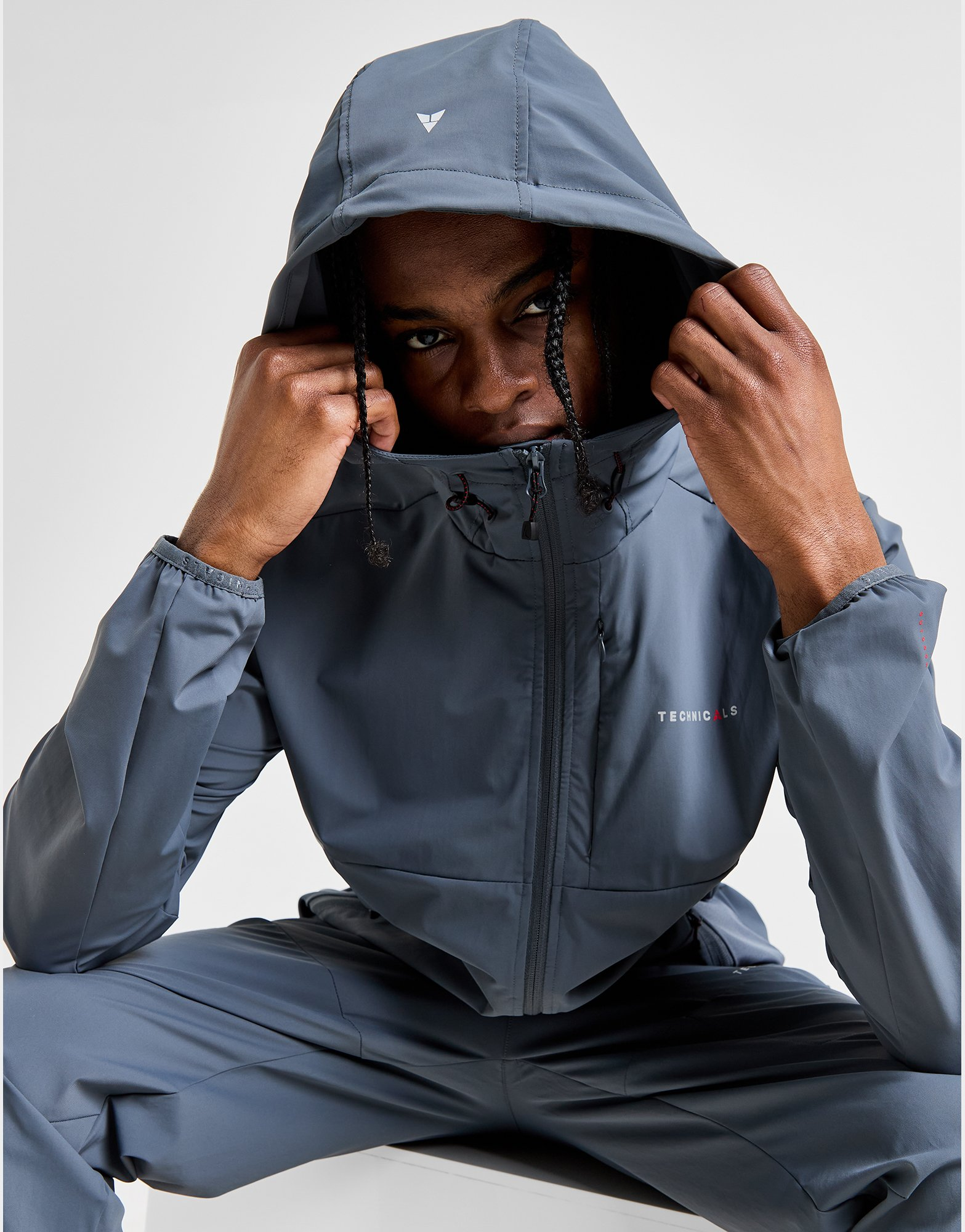 Technicals Sweat à Capuche Skarn Zippé Homme