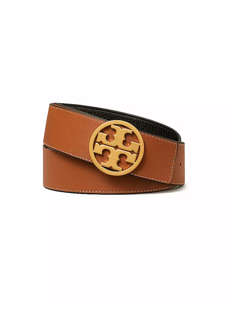 TORY BURCH Lederwendegürtel MILLER schwarz