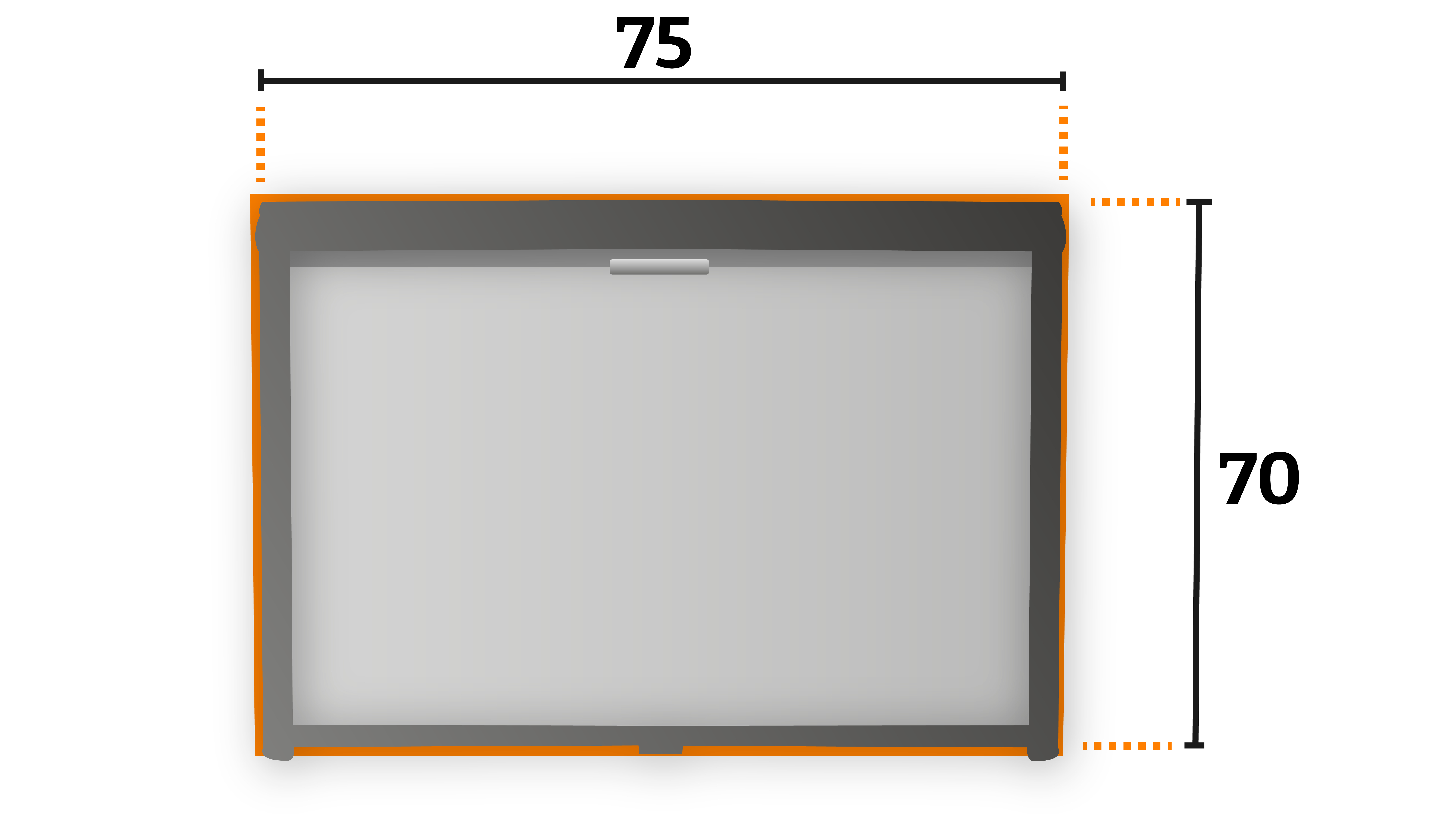 Tweedekans Remis Remiflair I combirollo grey - 75 x 70 cm