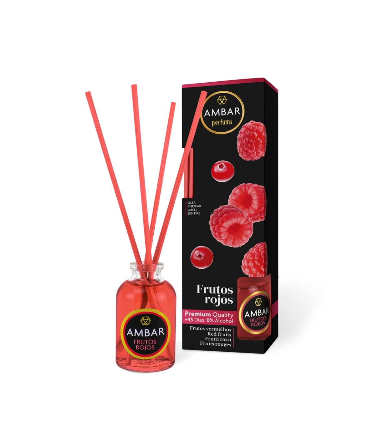 AMBAR Perfums - Ambientador Mikado - Frutas vermelhas