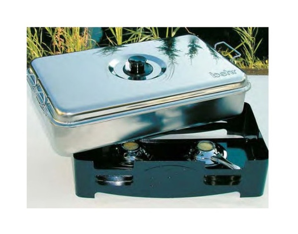 Fumoir en acier inoxydable Behr ECOplus Stainless Steel Table Smoker