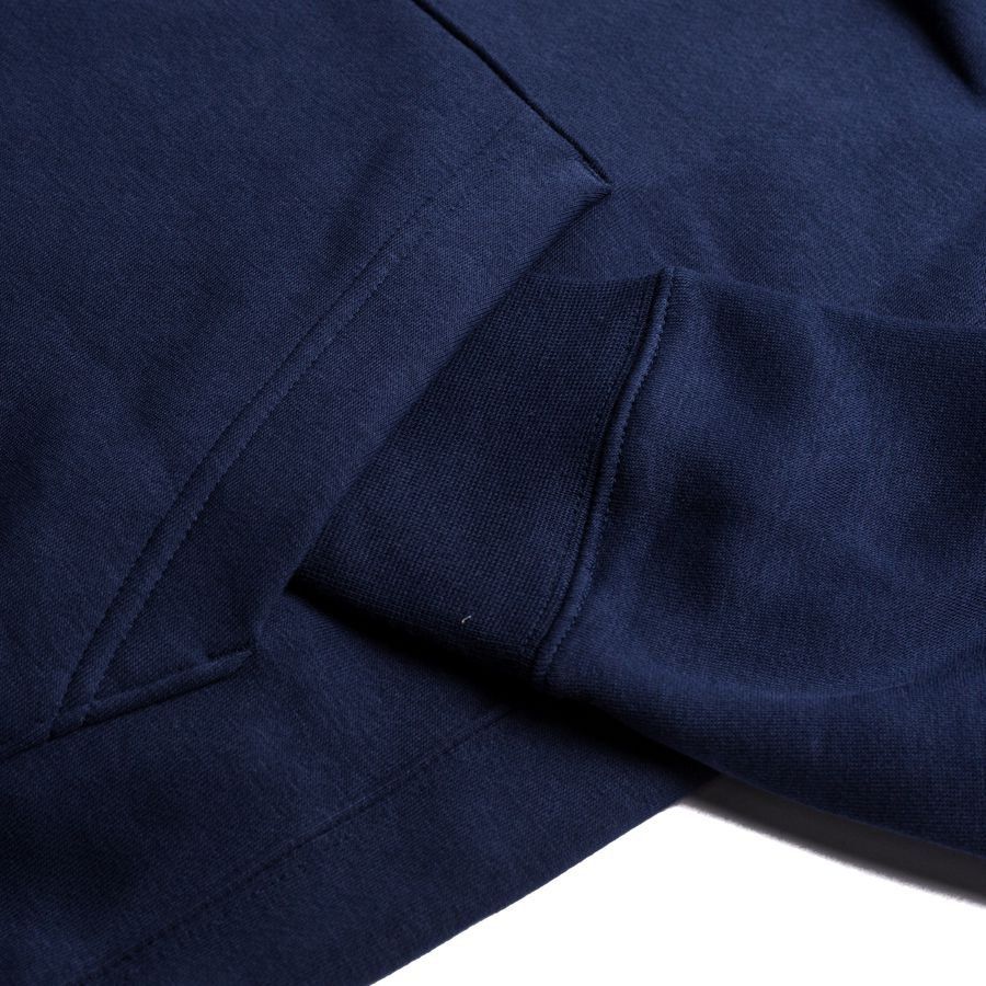 Nike Sweat à Capuche NSW Club - Bleu Marine/Blanc