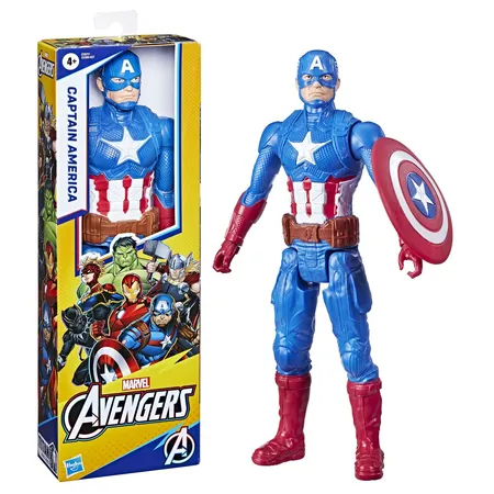 Hasbro Titan Hero Figur Captain America, 30 cm