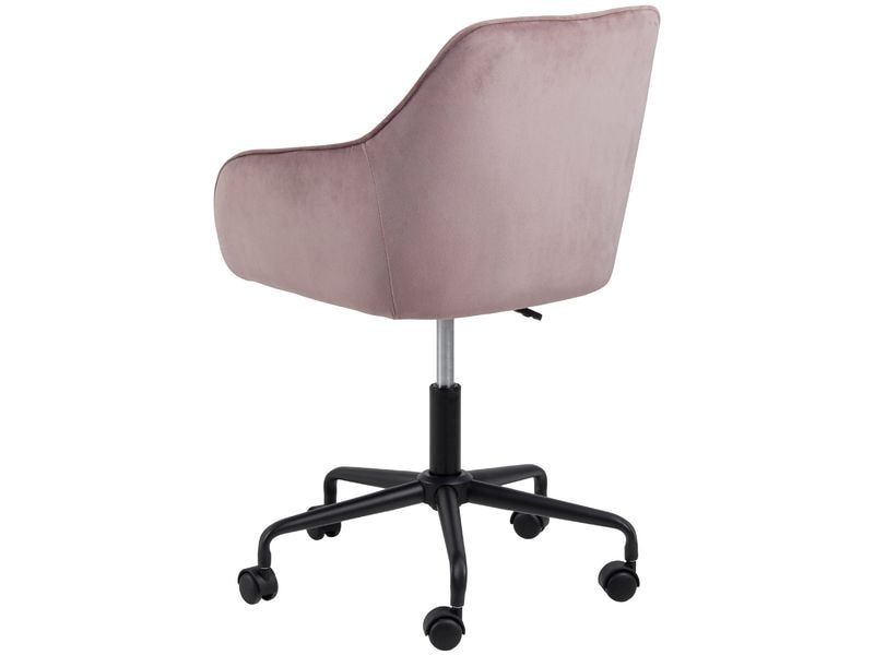 AC Design Bürostuhl Brooke, mit Bremsrollen, Dusty Rose Schreibtischstuhl