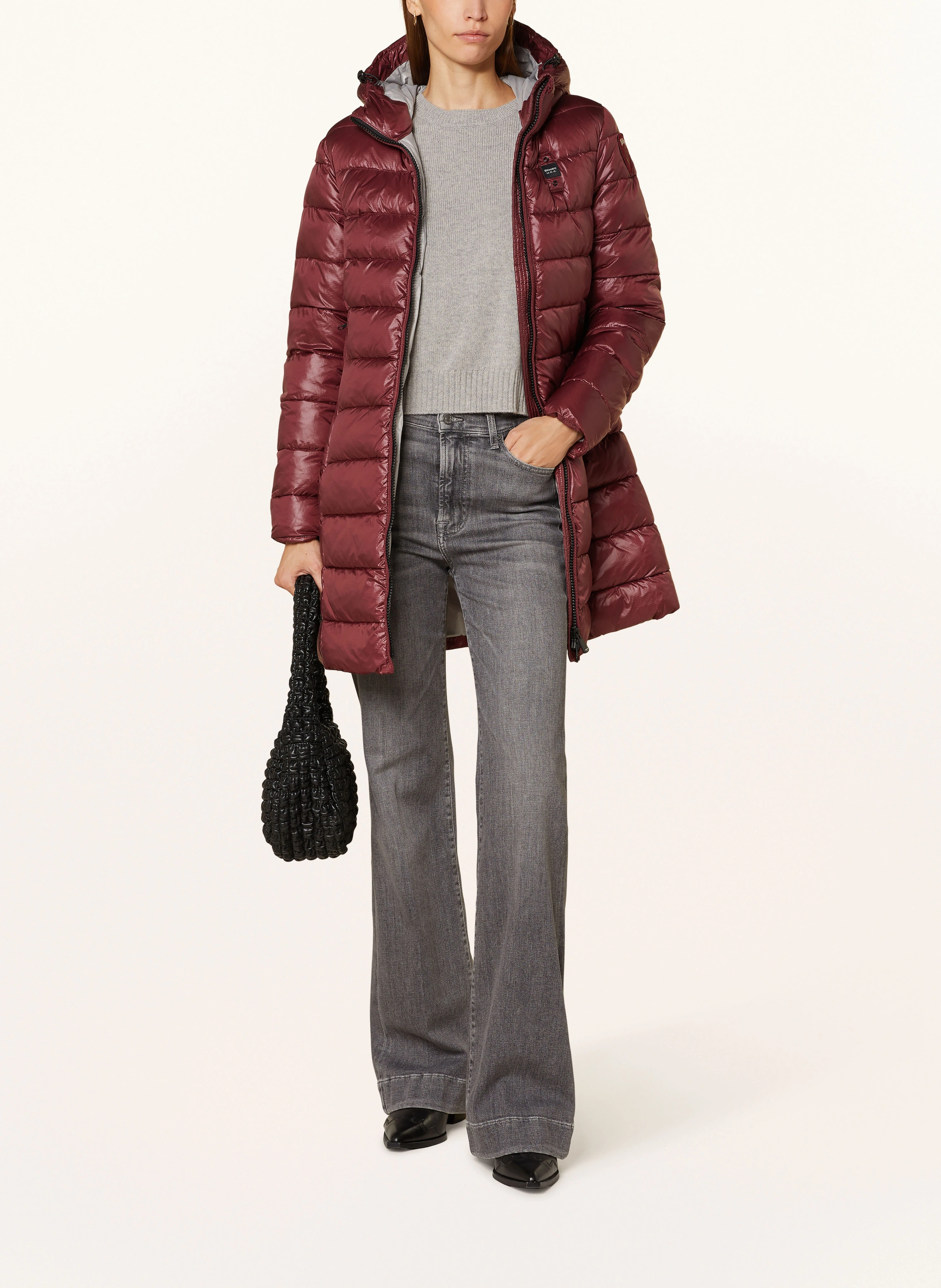 Blauer Steppmantel ADELAIDE