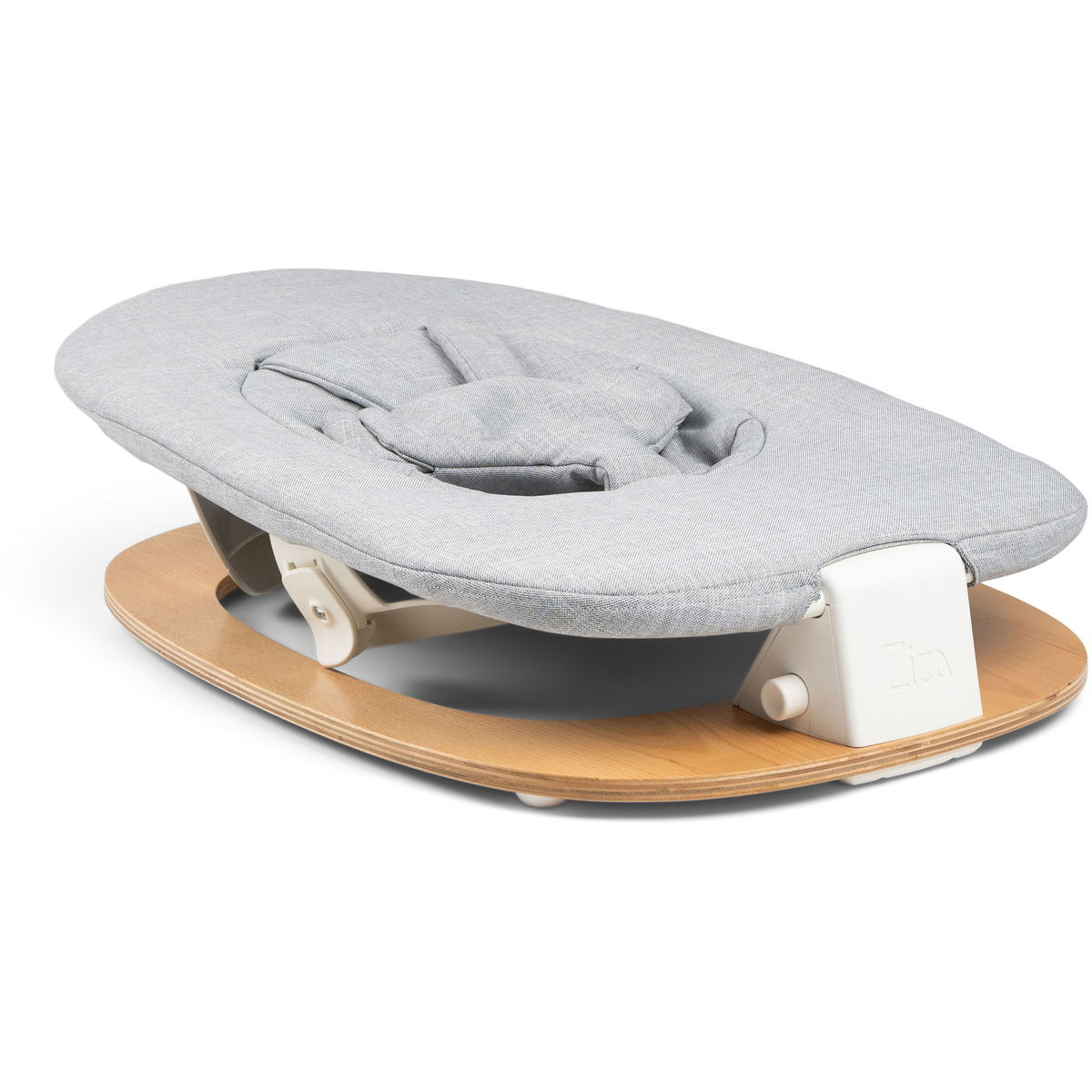 ZizaZiza   Babywippe inklusive Hochstuhl Montage Set grey/vanilla