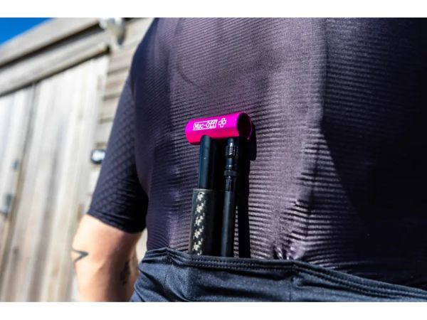 Muc-Off Airmach Carbon Mini Hånd/Fodpumpe, 130 PSI
