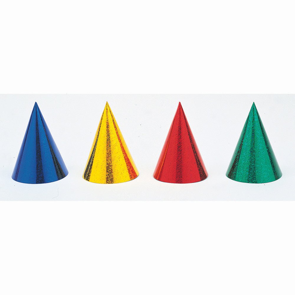 Feesthoedjes Gekleurd 15cm 8st
