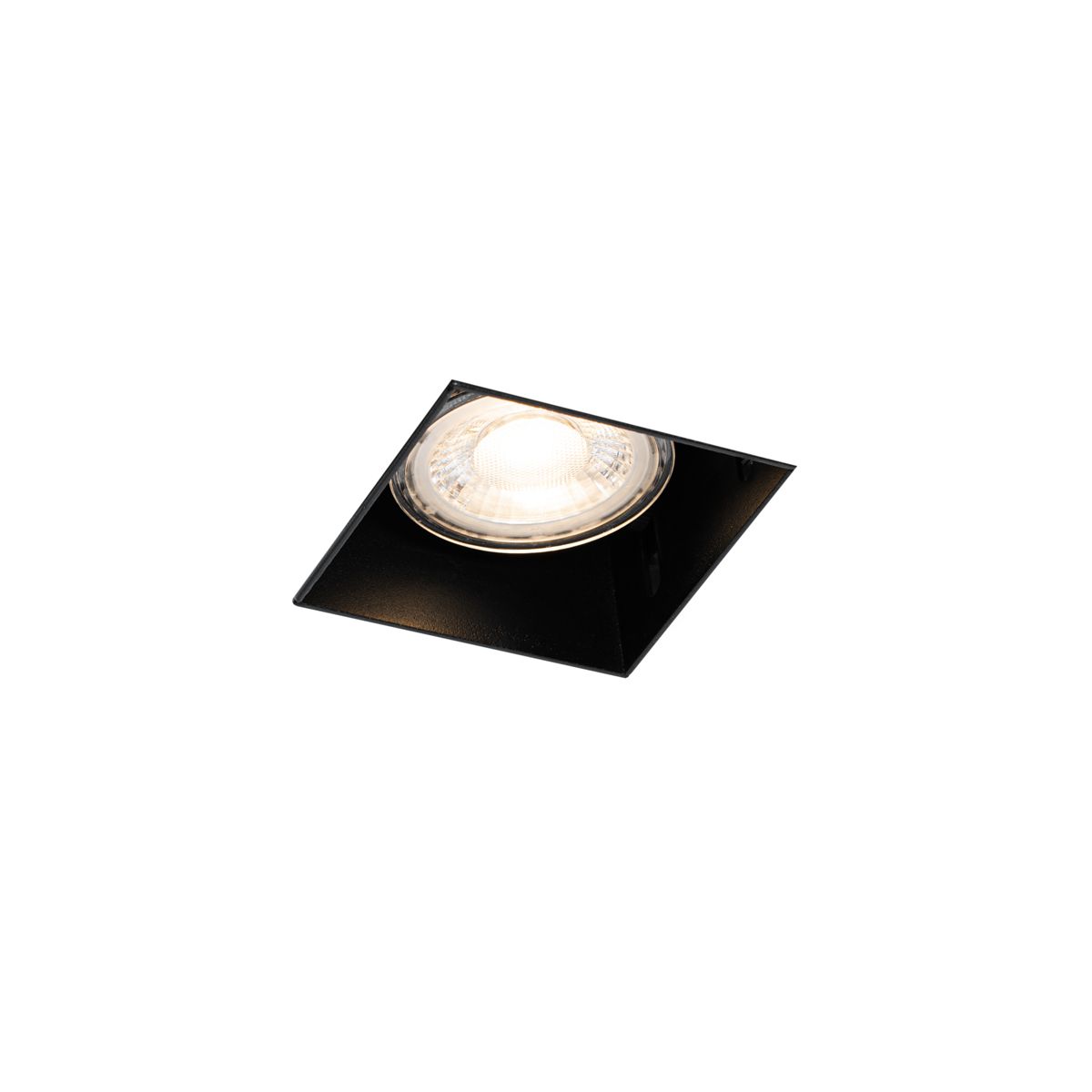 Moderne inbouwspot zwart GU10 trimless - Oneon