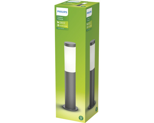 LED sokkellamp, 1-lichts, H 45 cm, Utrecht antraciet