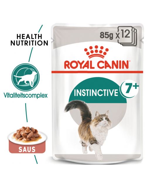 Royal Canin Instinctive 7+ - In Gravy - Kattenvoer - 85 g