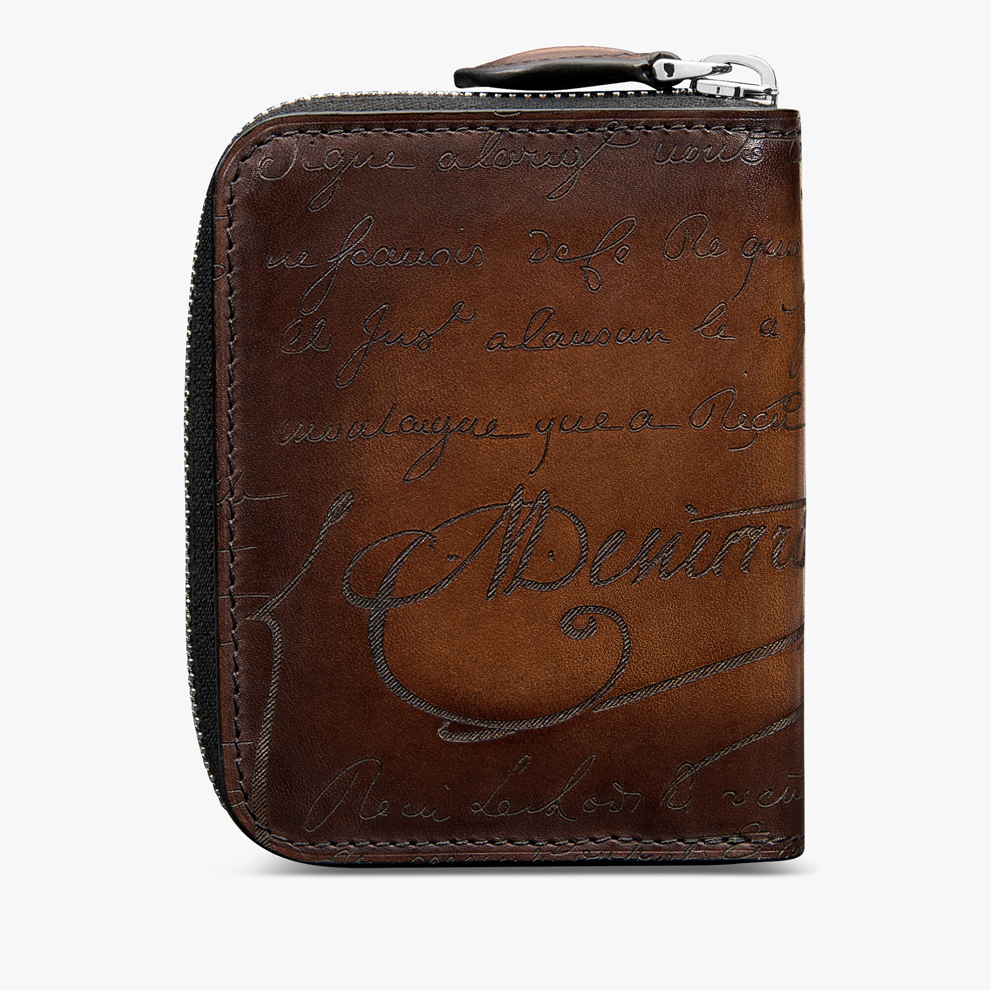 Porte-Monnaie Zippe Wapa En Cuir Scritto