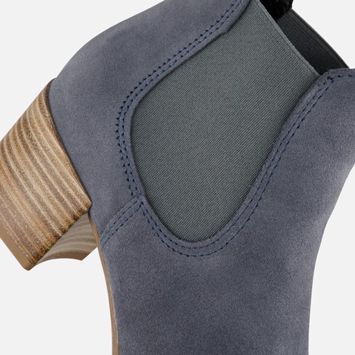 Tamaris Enkellaarsjes blauw Leer
