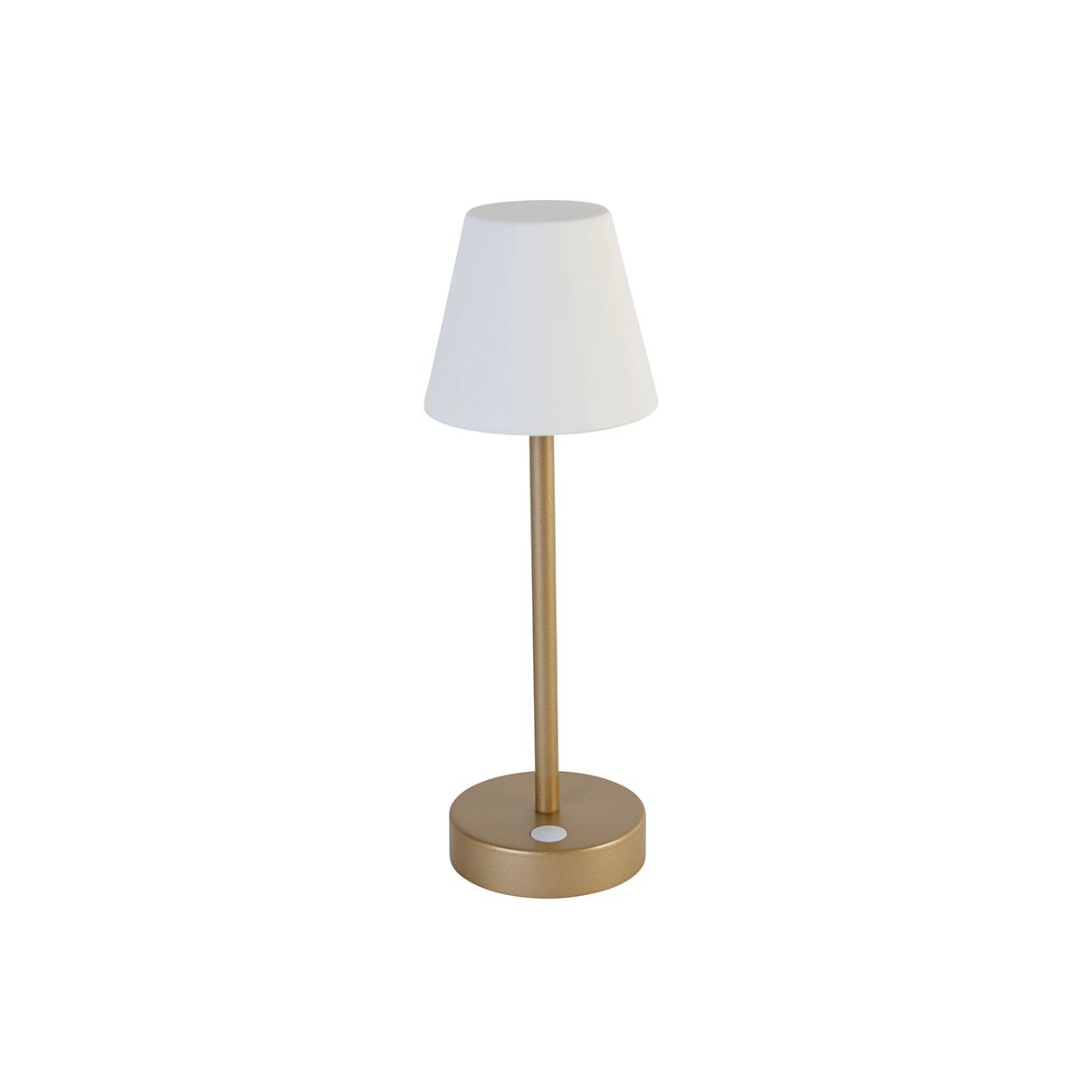 Tafellamp messing incl. LED oplaadbaar met touch dimmer - Renata