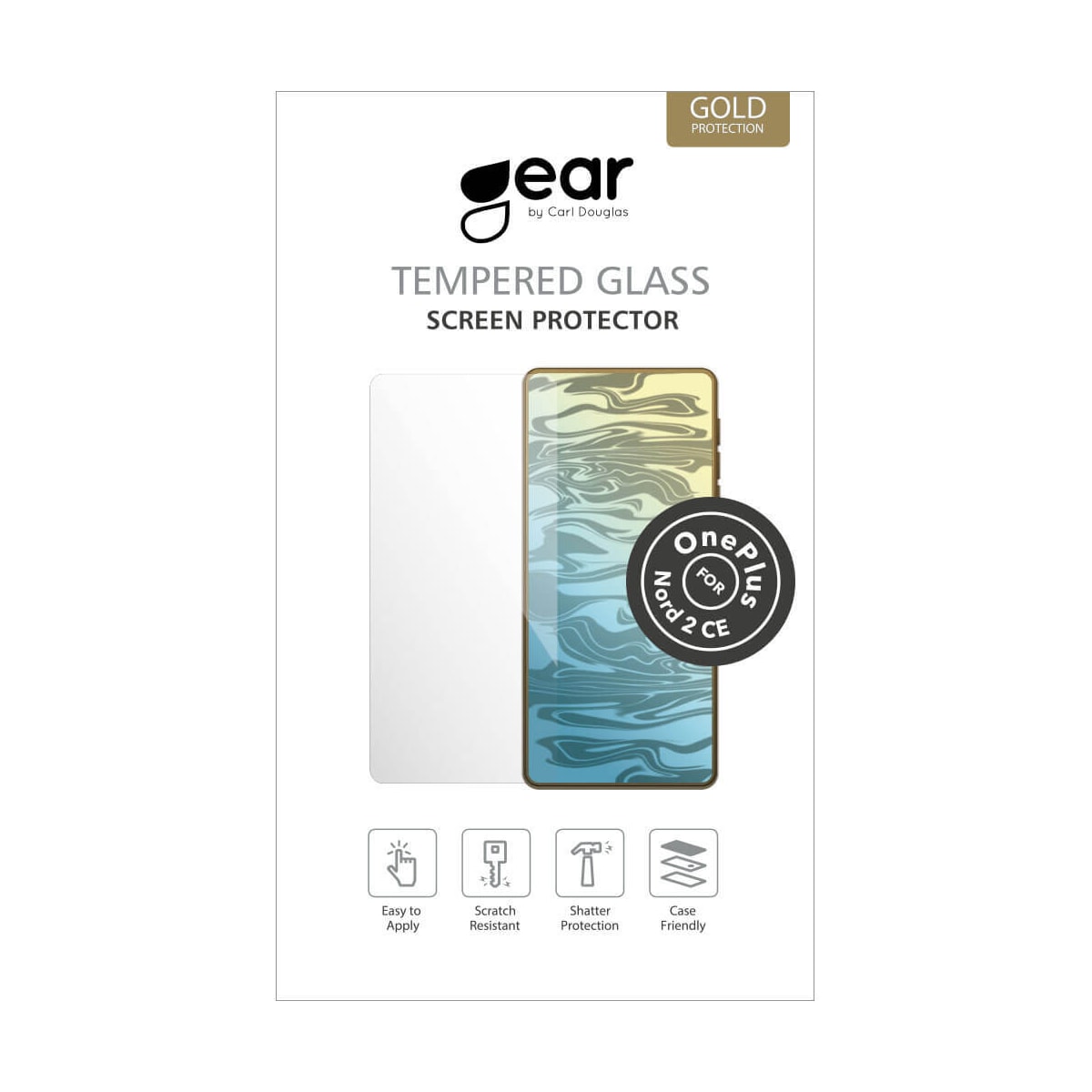 GEAR Herdet Glass 2.5D Oneplus Nord CE